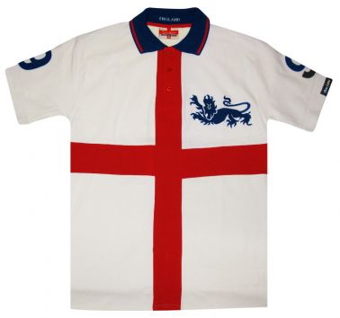 England Cross of St George Polo Shirt England Cross of St George Polo Shirt