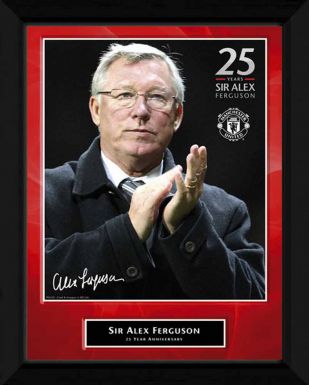 Alex Ferguson Man Utd Legend Framed Print