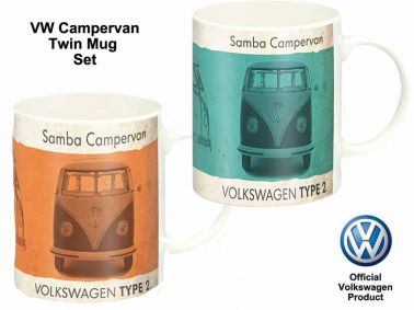 Volkswagen VW Samba Campervan Mug Set