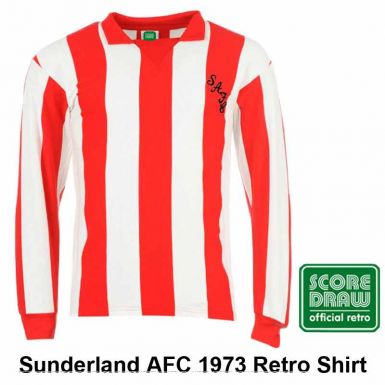 Sunderland AFC Retro Shirt by Scoredraw