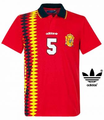 Spain Football Polo Shirt by Adidas Originals
