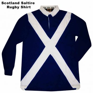 Scotland Saltire Flag Rugby Shirt