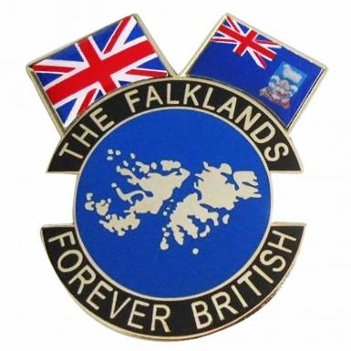 Falklands Forever British Pin Badge