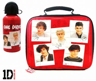 One Direction Boy Band Lunch Bag & Bottle Set