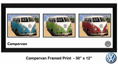 Volkswagen VW Campervan Framed Print