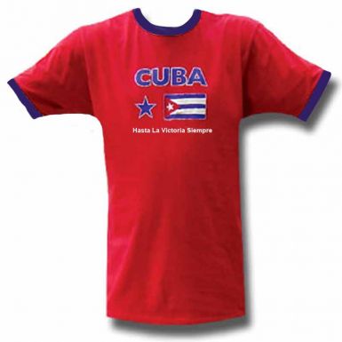 Cuba Flag Hasta la Victoria Siempre T-Shirt