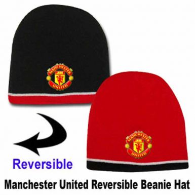 Man Utd Reversible Beanie Hat
