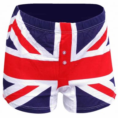 Mens Union Jack Boxer Shorts