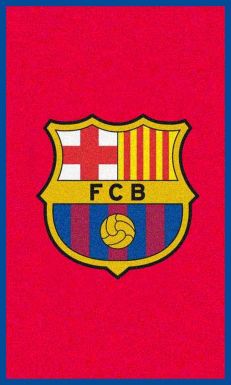 FC Barcelona Crest Rug