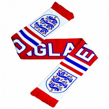 England 3 Lions Crest Scarf