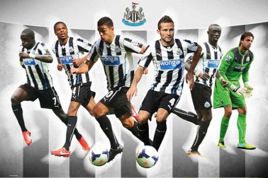 Newcastle United Players Wall Poster