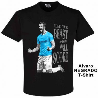 Man City & Alvaro Negredo T-Shirt
