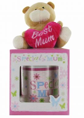 Mothers Day Mug & Beanie Bear Gift Set