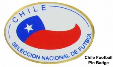 Chile Football Crest Pin Badge