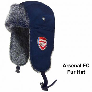 Arsenal FC Crest Fur Hat