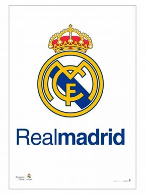Real Madrid Crest Wall Poster