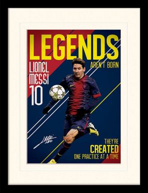 FC Barcelona & Lionel Messi Framed Print