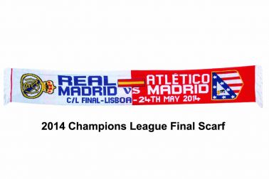 Real Madrid vs Atletico Madrid 2014 Champions League Final Scarf