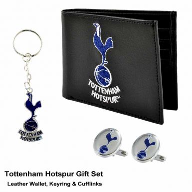 Tottenham Hotspur Boxed Gift Set of Wallet, Keyring & Cufflinks