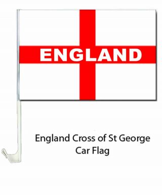 England Cross of St George Car Flag