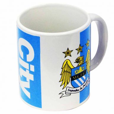 Man City Crest Football Mug