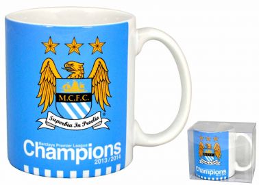Man City 2014 Champions Mug