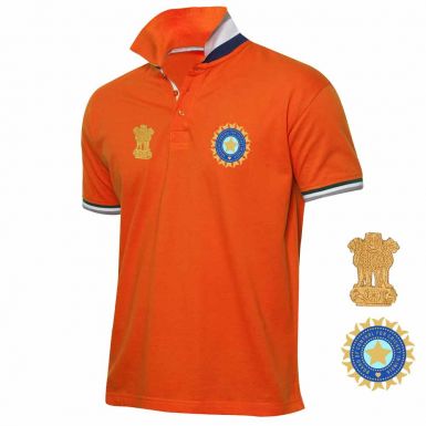 India Cricket Crest Polo Shirt