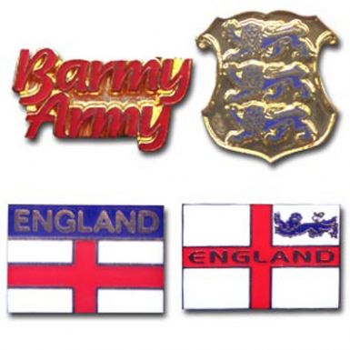 England Barmy Army Badges
