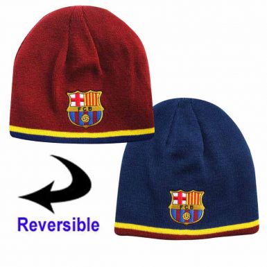 FC Barcelona Reversible Beanie Hat