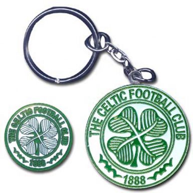 Celtic FC Badge & Keyring Set