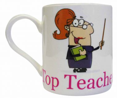 Top Teacher 'Miss' Gift Mug Thank You Present for End of Term