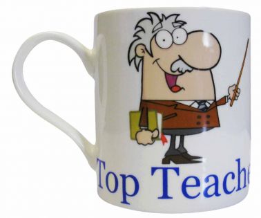 Top Teacher 'Sir' Gift Mug Thank You Present for End of Term