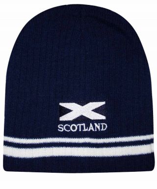 Scotland Saltire Flag Beanie Hat
