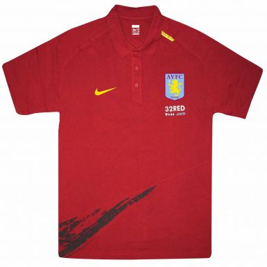 Aston Villa Crest Polo Shirt by Nike