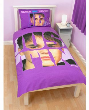 Justin Bieber Fever Single Duvet Set Justin Bieber Fever Single Duvet Set
