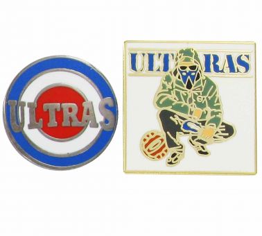 ULTRAS Football Hooligans Pin Badge Set