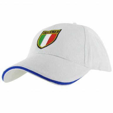 Italy Baseball Cap with Embroided Shield