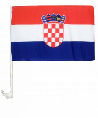 Croatia National Car Flag