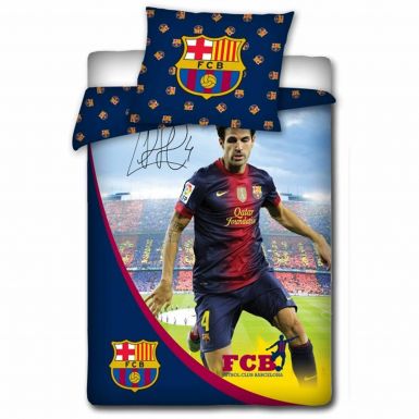 Official Cesc Fabregas & FC Barcelona Single Duvet Set