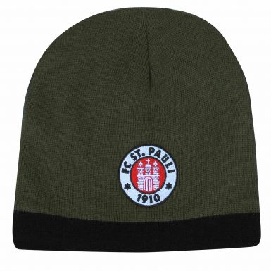 St Pauli Football Crest Beanie Hat