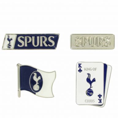 Tottenham Hotspur Spurs Crest Pin Badge Set