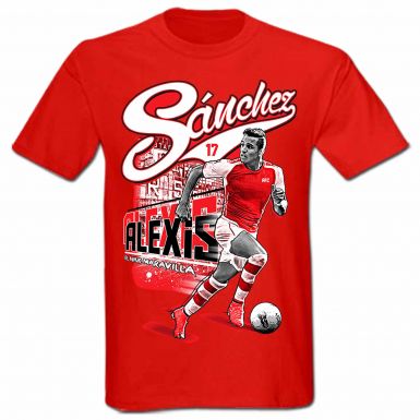 Alexis Sanchez Arsenal FC & Chile Football T-Shirt