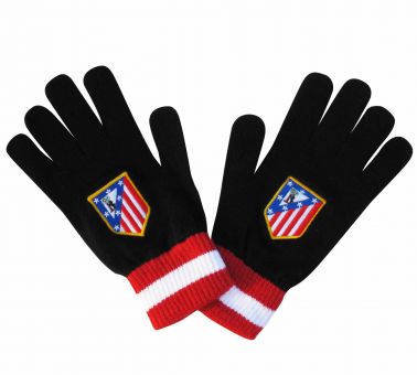 Atletico Madrid Football Crest Winter Gloves