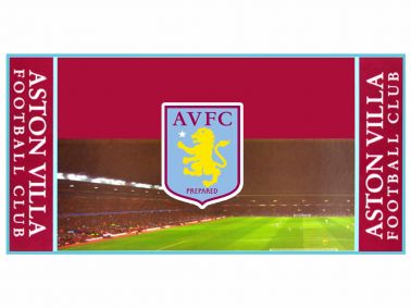 Aston Villa Football Crest & Stadium Towel
