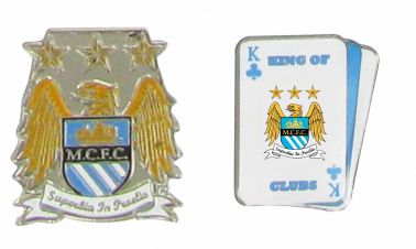 Manchester City Crest Badge Set
