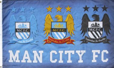 Man City Crest Flag