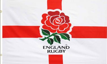 Rugby Six Nations England Rugby RFU Crest Flag