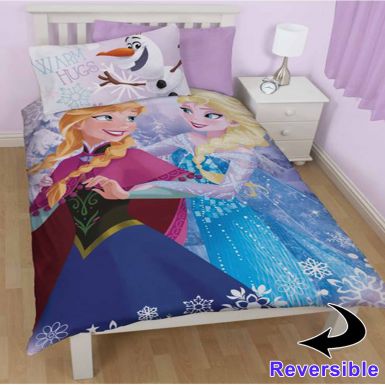 Disney Frozen Film Anna & Elsa Single Comforter Cover Set