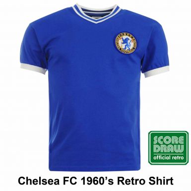 Chelsea FC Crest Retro Shirt