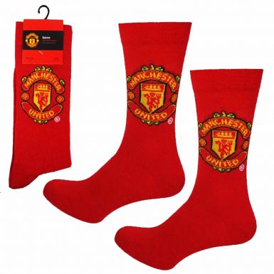 Manchester United Football Crest Socks